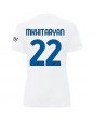 Inter Milan Henrikh Mkhitaryan #22 Vieraspaita Naisten 2023-24 Lyhythihainen